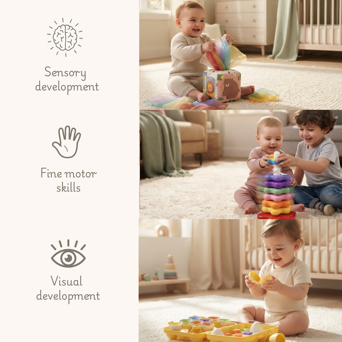 5 Essential Skills your Baby and Toddler Should Develop (And the Toys That Help Them!)