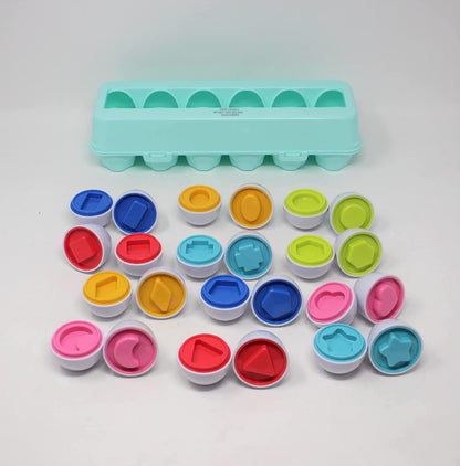 12x Egg Box Sensory Game