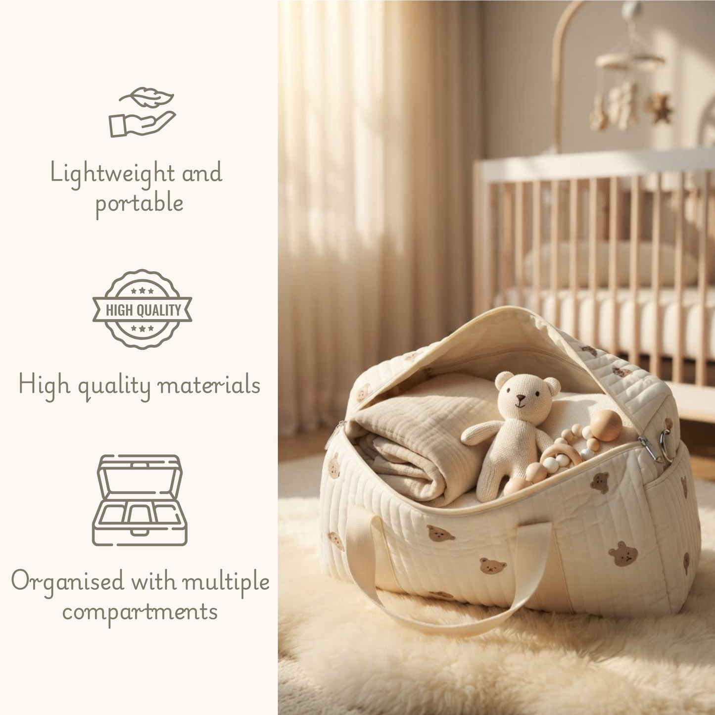 Mama Bear Travel Bag