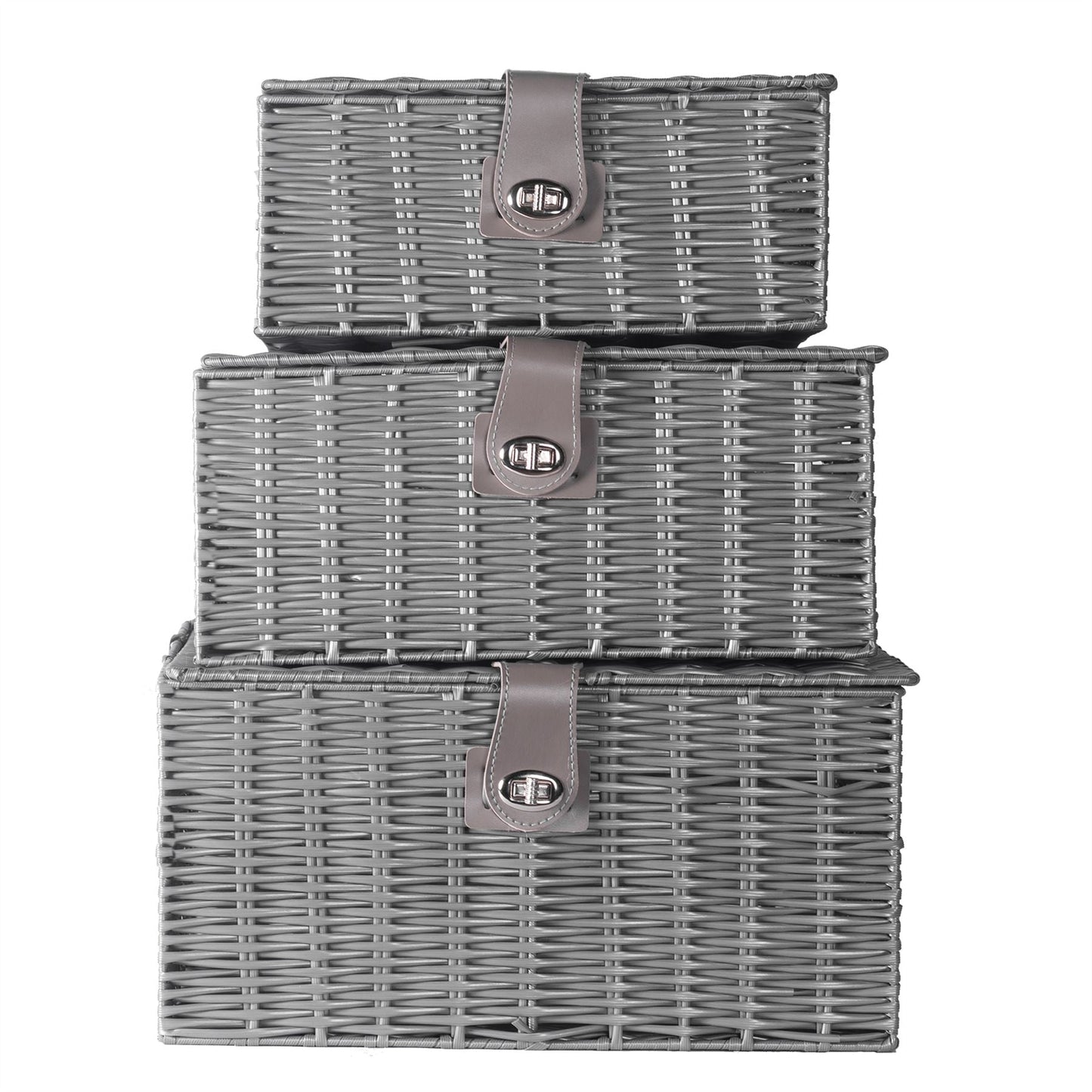 Grey Woven Storage Baskets |M&W