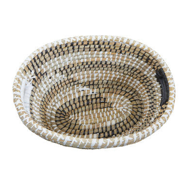 Lidi Oval Straw Basket Set