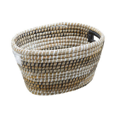 Lidi Oval Straw Basket Set