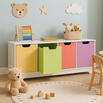 Isla 4-Coloured Box Storage Unit