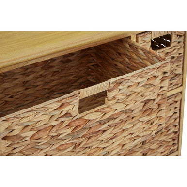 Storage Unit with 6 Water Hyacinth Drawers | Padstow