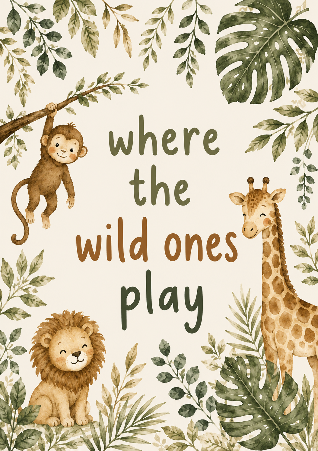 Where the wild ones play print