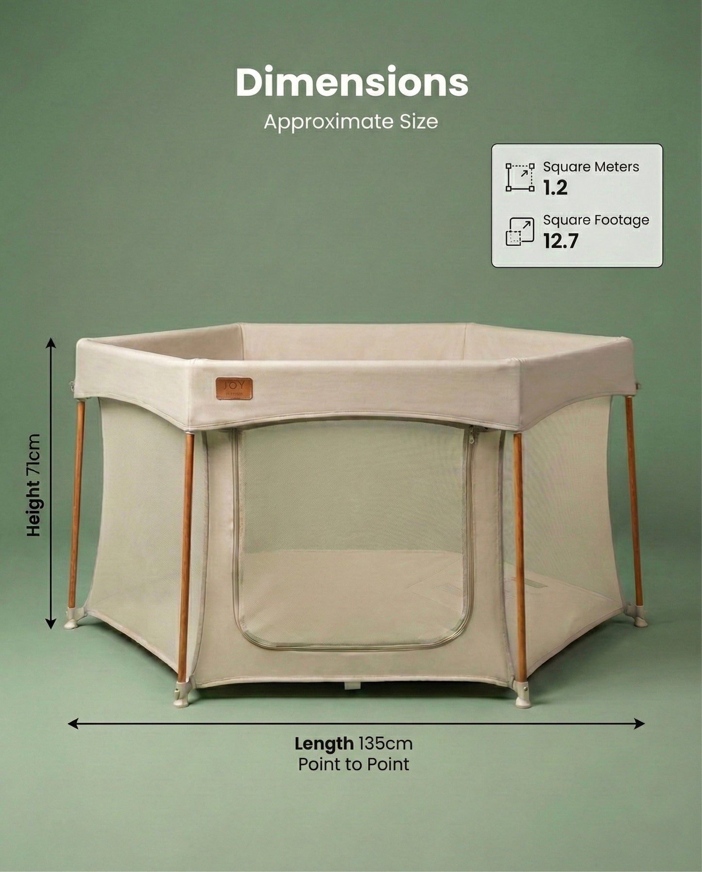 JOY Foldable Playpen - Beige