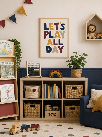 Let’s Play All Day print