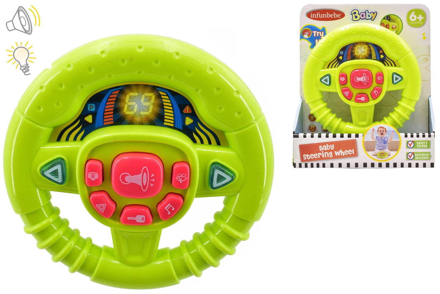 Baby's Steering Wheel with Sound