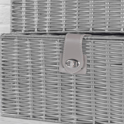 Grey Woven Storage Baskets |M&W