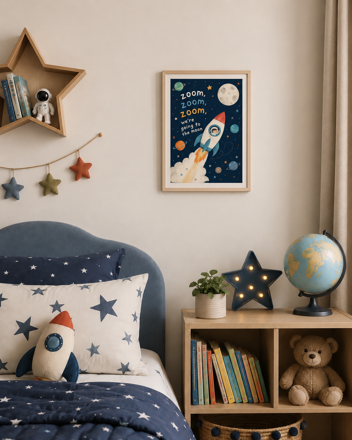 Going to the Moon print