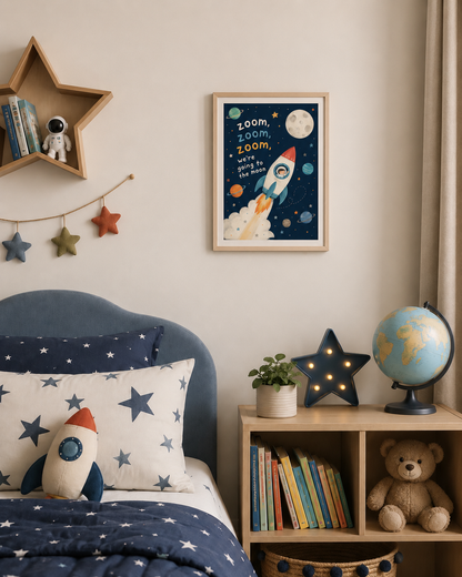 Going to the Moon print