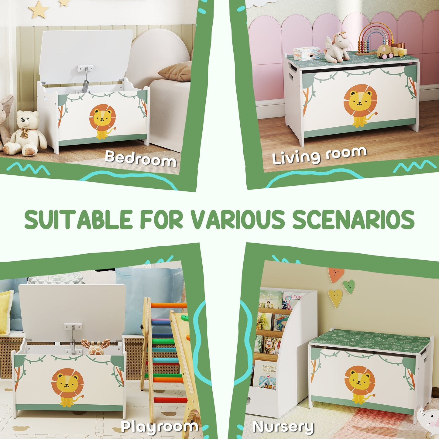 AIYAPLAY Lion Toy Box