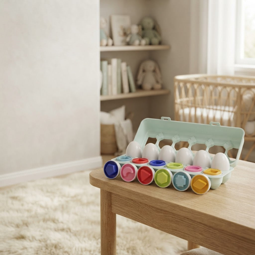 12x Egg Box Sensory Game