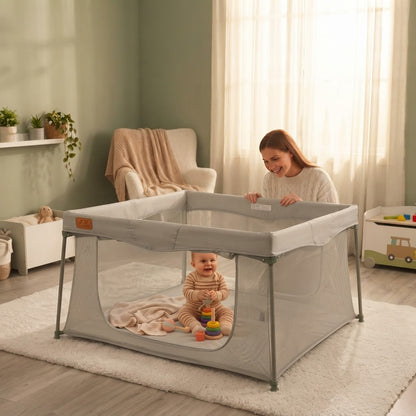 JOY Collapsible Playpen - Grey