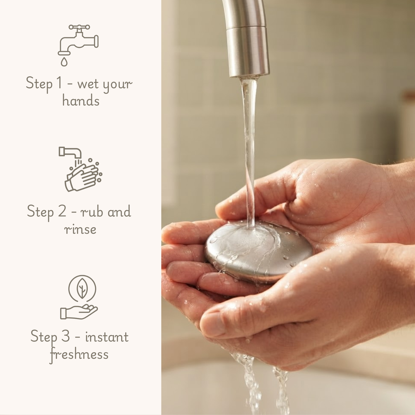 Stainless Steel Odour Removal Soap