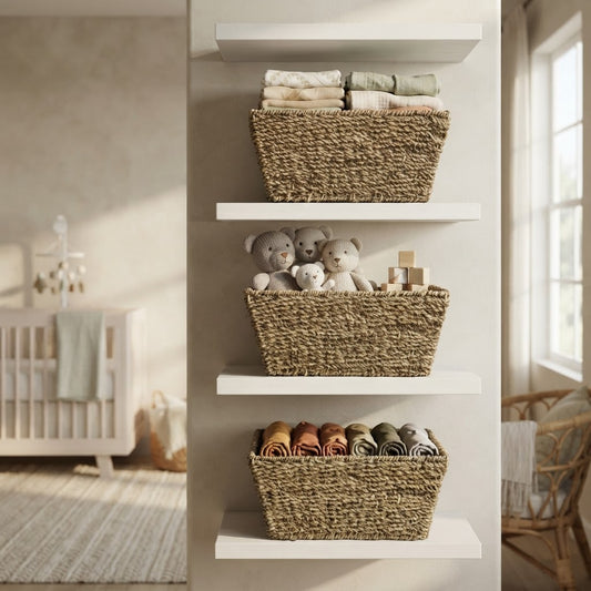 Maison & White Seagrass Storage Basket Set