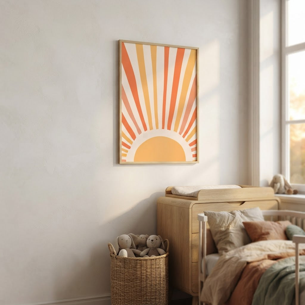 Colorful Sun Poster
