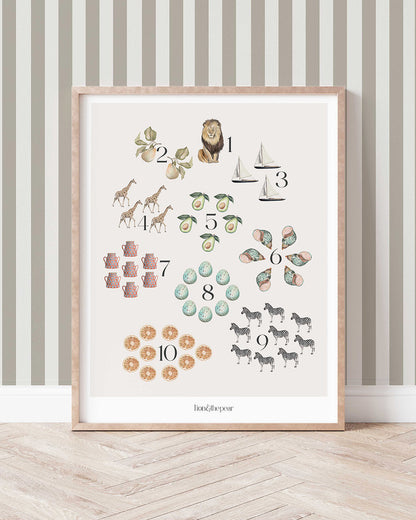 Count With Me Art Print
