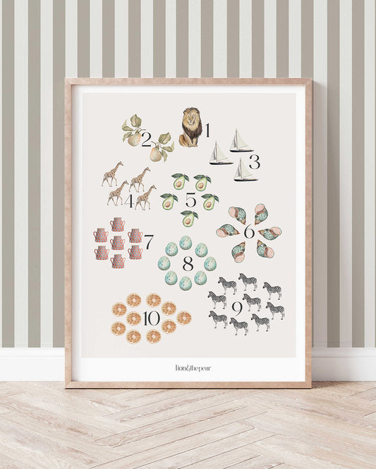 Count With Me Art Print