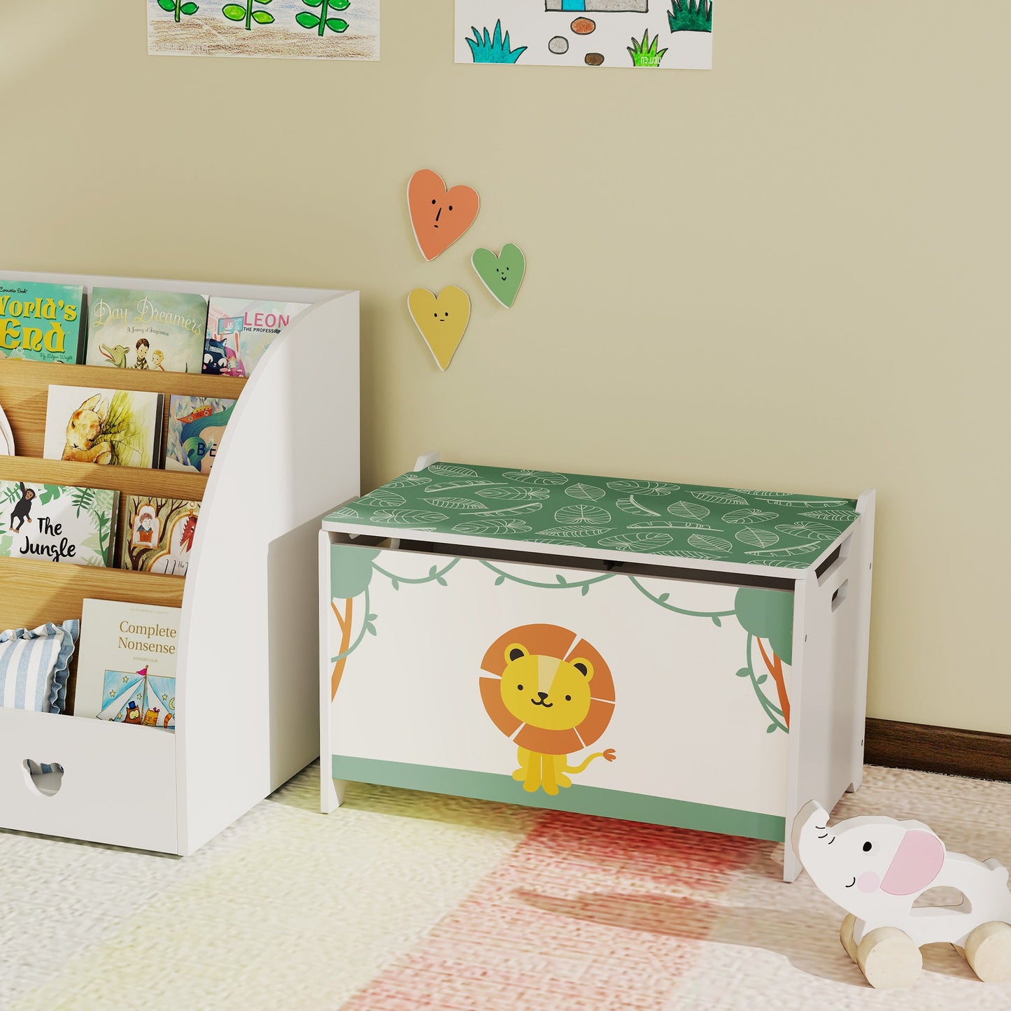 AIYAPLAY Lion Toy Box