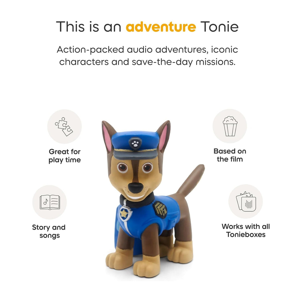 Tonies Toniebox 2 Play Set Including Paw Patrol Chase Tonie, Tonieplay Game & Tonieplay Controller - Tropical Teal