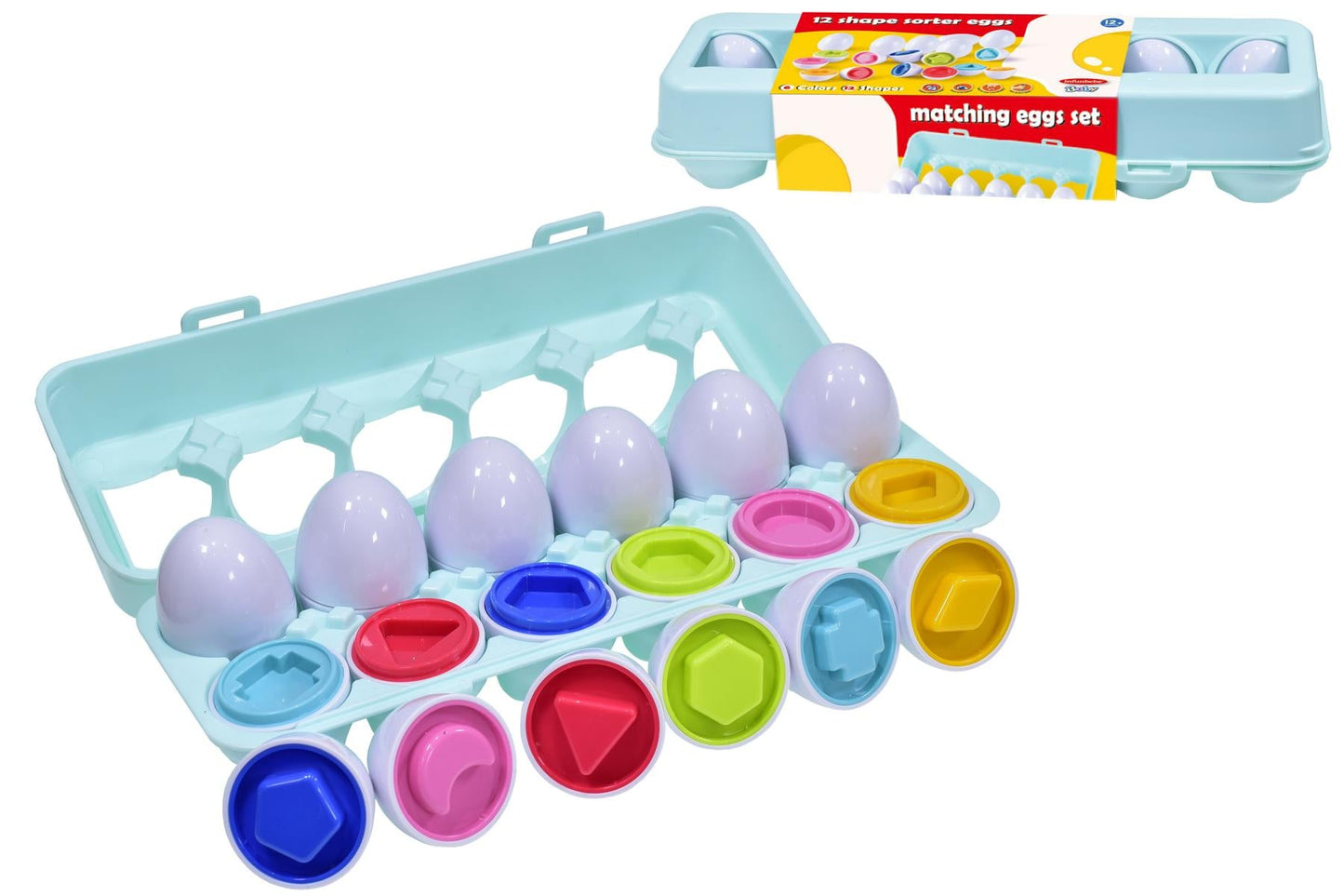 12x Egg Box Sensory Game