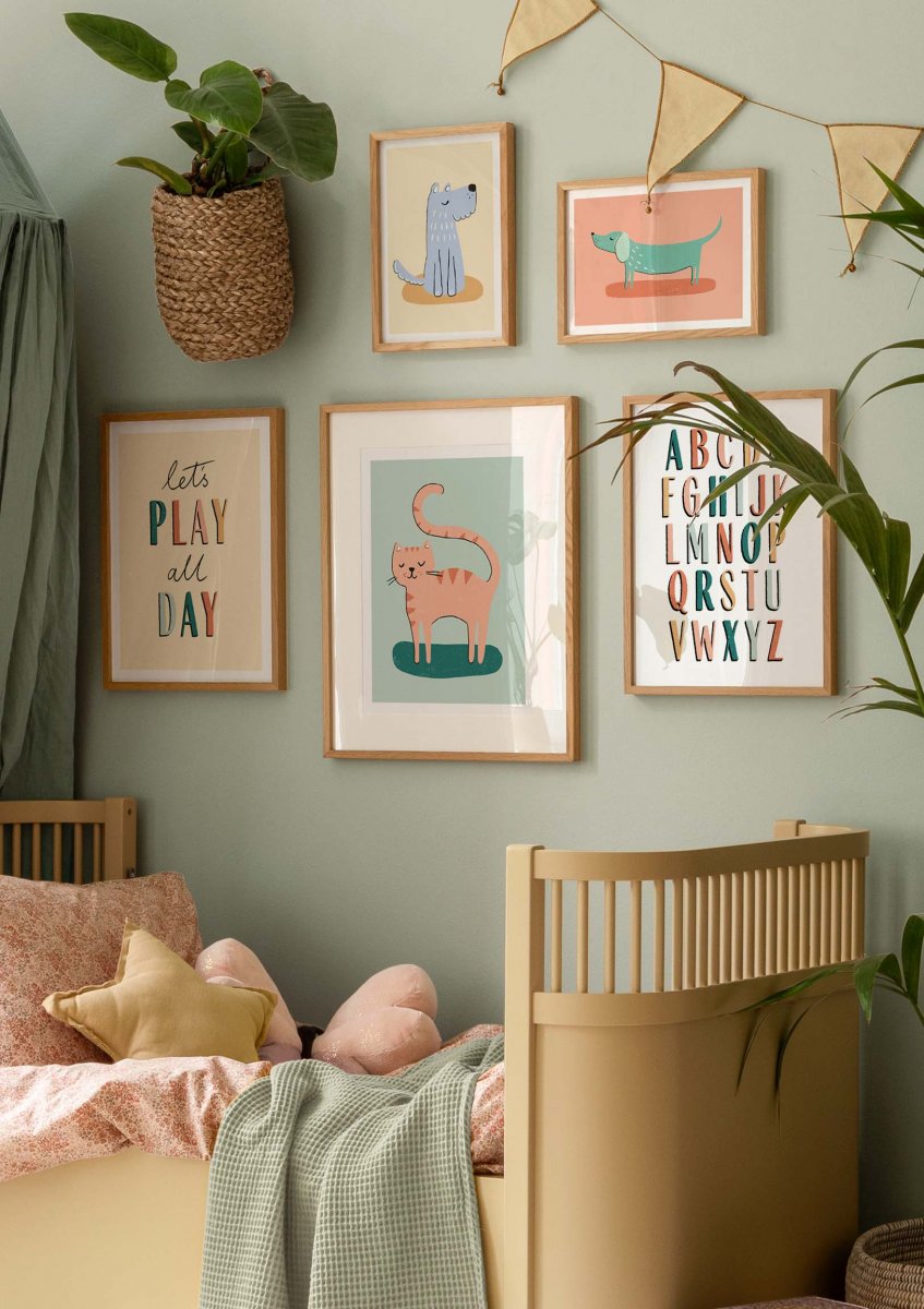 Green Dog Poster