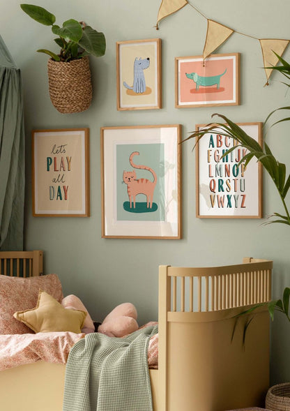 Green Dog Poster
