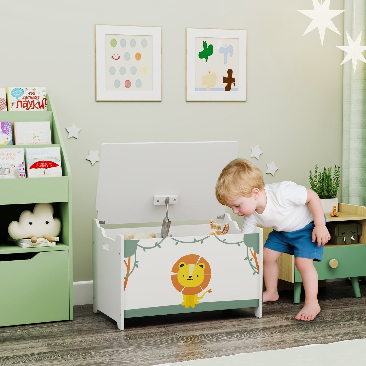 AIYAPLAY Lion Toy Box