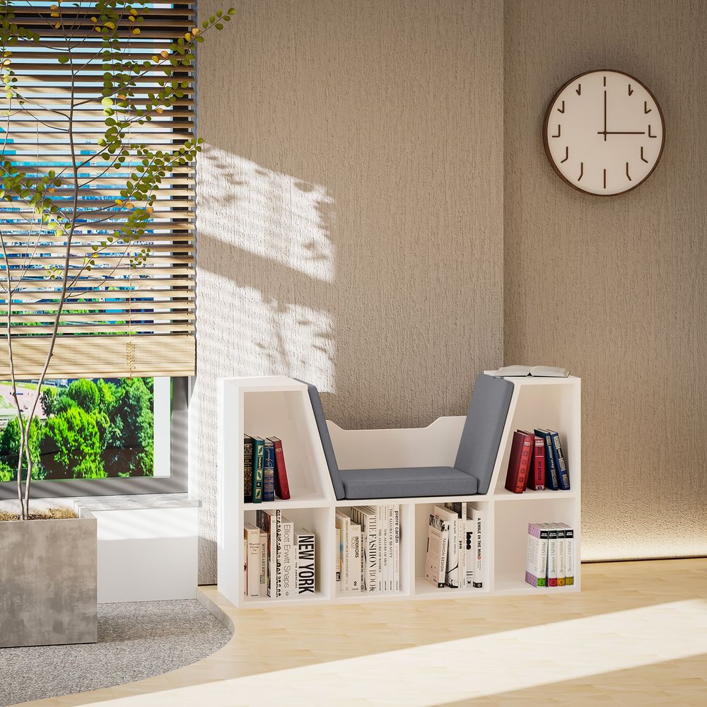 Storage Bench and Bookshelf