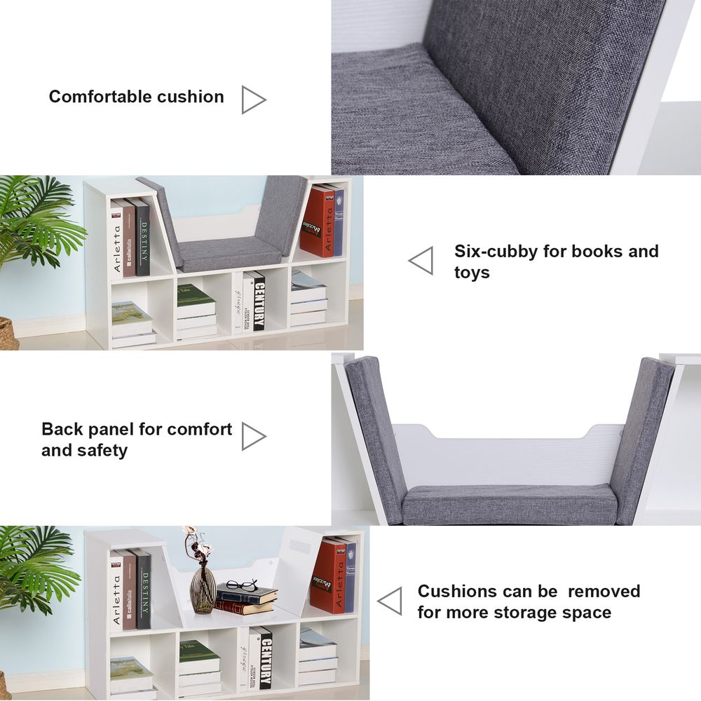 Storage Bench and Bookshelf