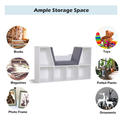 Storage Bench and Bookshelf