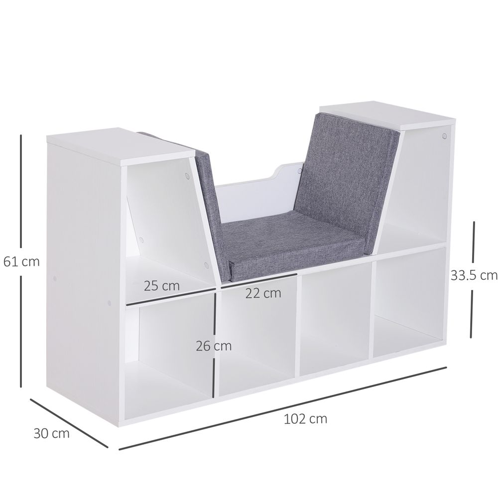 Storage Bench and Bookshelf