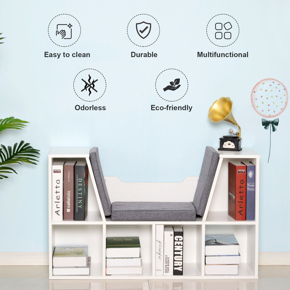 Storage Bench and Bookshelf